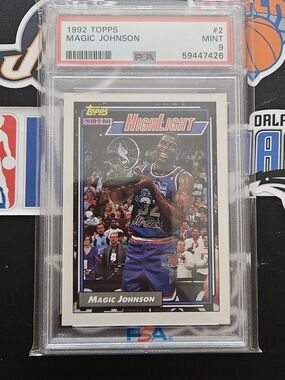 Topps Magic Johnson Blue & Black All-Star Highlight Card